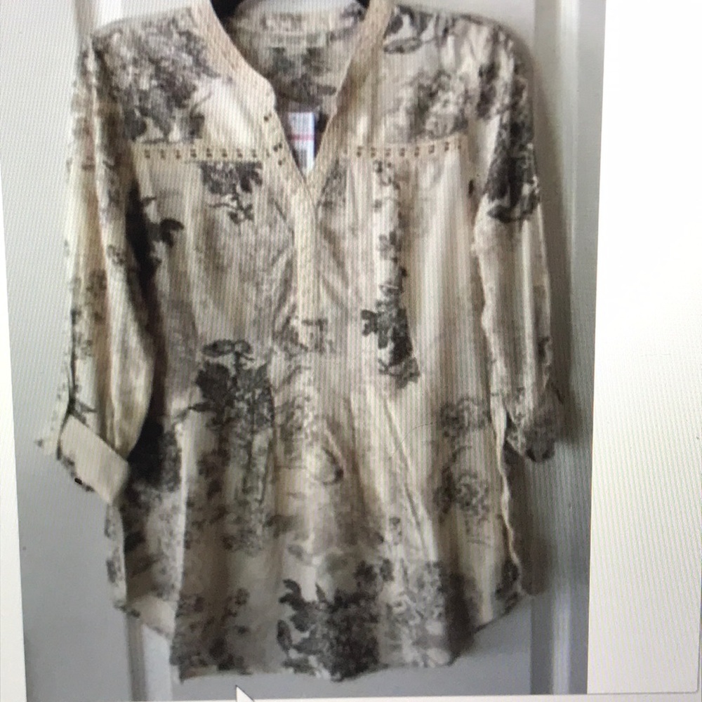 Vintage America Blues Printed top
